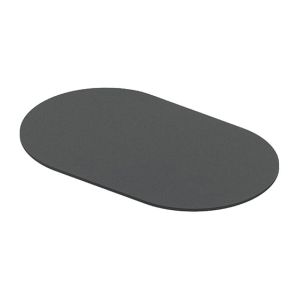 Полка для овальной консоли Artceram FUORI SCALA TFC002 36 00 серая