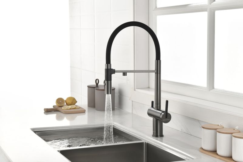 Смеситель для кухни Paulmark Gravity Gr213188-B беретта Смеситель для кухни Paulmark Gravity Gr213188-B беретта