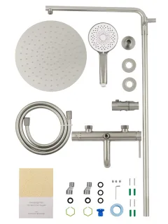 Душевая стойка Wonzon & Woghand Stick WW-88739017-BN брашированный никель