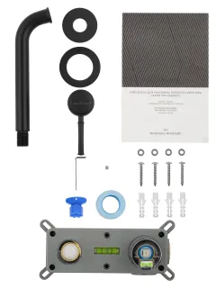 Смеситель для раковины Wonzon & Woghand Tor WW-88869073-MB чёрный матовый