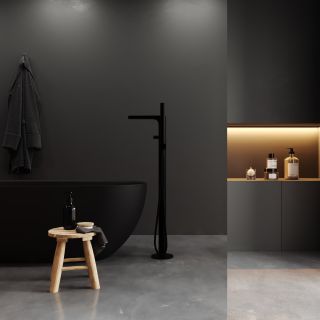 Душевая перегородка WasserKRAFT Rur 30W46-MR 110 см профиль хром стекло зеркальное