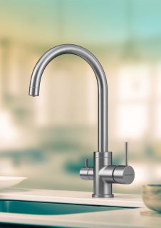 Смеситель для кухни Paulmark Essen Es213211-NI никель Смеситель для кухни Paulmark Essen Es213211-NI никель