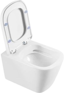 Унитаз подвесной BelBagno Albano BB120CHR/BB120SC с сиденьем микролифт Унитаз подвесной BelBagno Albano BB120CHR/BB120SC с сиденьем микролифт