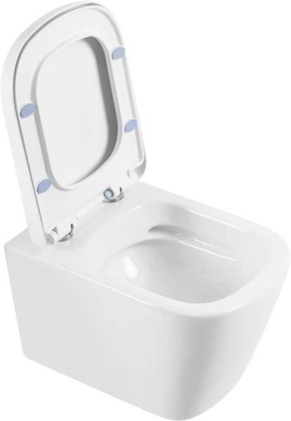 Унитаз подвесной BelBagno Albano BB120CHR/BB120SC с сиденьем микролифт
