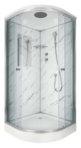 Душевая кабина Niagara NG-7702M 100x100см серебро/прозрачное