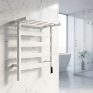 Полотенцесушитель электрический WasserKRAFT Naab 86TH102-4WM 50x53 см белый матовый