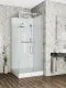 Душевая кабина Ceruttispa Мими (Mimi) 90T 90x90 см профиль хром стекло прозрачное