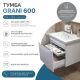 Тумба под раковину подвесная Vigo Grani 057 60 см белый