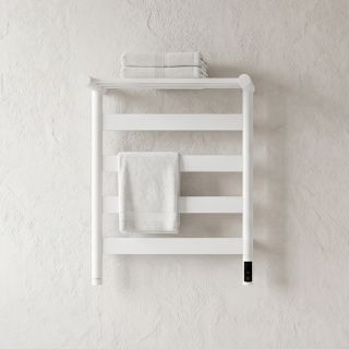 Полотенцесушитель электрический WasserKRAFT Naab 86TH102-4WM 50x53 см белый матовый