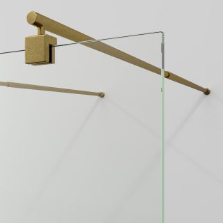 Душевая перегородка WasserKRAFT Vechte 60W40BG 120 см профиль никель стекло прозрачное