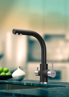 Смеситель для кухни Paulmark Essen Es213011-401 антрацит Смеситель для кухни Paulmark Essen Es213011-401 антрацит