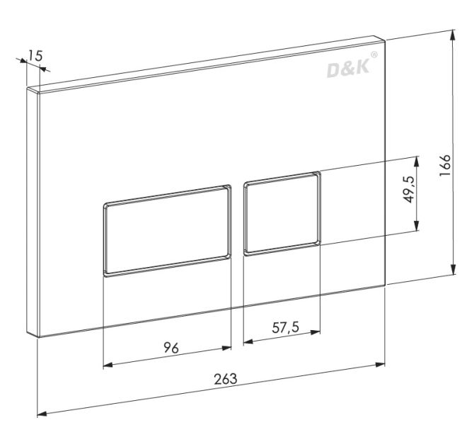 Комплект D&K DS1431603 инсталляция DI8055119 унитаз DT1436016 клавиша смыва DB1439002