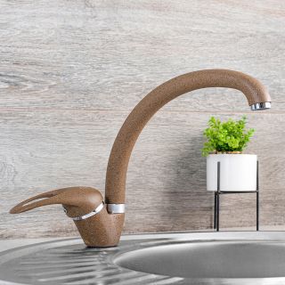 Смеситель для кухни РМС SL135BW-011F коричневый Смеситель для кухни РМС SL135BW-011F коричневый