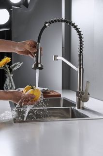 Смеситель для кухни Shevanik S963L сатин Смеситель для кухни Shevanik S963L сатин