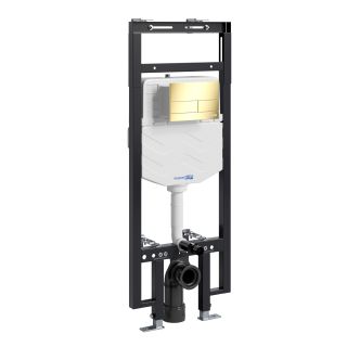 Система инсталляции для унитазов WasserKRAFT Dinkel 58TLT.010.ME.PG04 с кнопкой смыва