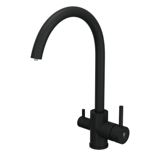 Смеситель для кухонной мойки с фильтром RUSH (SUS9035-37Black) Смеситель для кухонной мойки с фильтром RUSH (SUS9035-37Black)