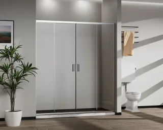 Душевая дверь Vincea VDS-5CT2170CL 170 см профиль хром стекло прозрачное