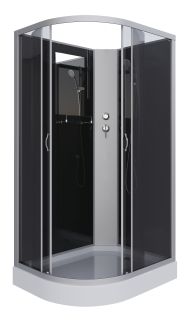 Душевая кабина Niagara NG-3512-14RBK 120x80см серебро/тонированное