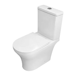 Унитаз-компакт Azario Amadeo AZ-2801-S безободковый торнадо белый