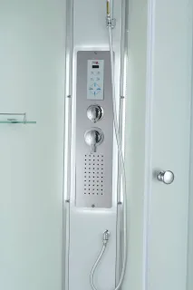 Душевая кабина Avacan C5090LED  90x90 см хром