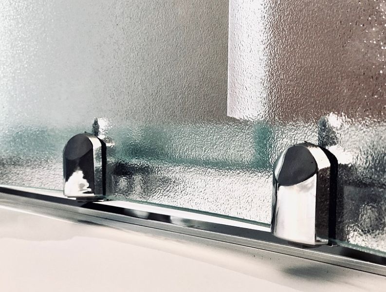 Душевая кабина Royal Bath BK стекло матовое 90x90см RB90BK1-M-CH-EL