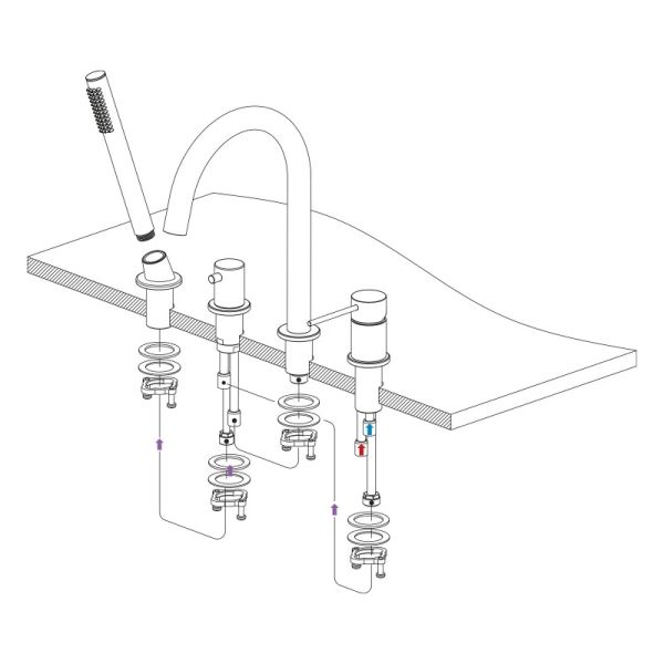 Смеситель на борт ванны Timo Saona 2320/00Y хром