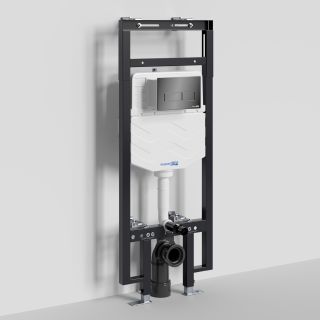 Система инсталляции для унитазов WasserKRAFT Dinkel 58TLT.010.ME.PB03 с кнопкой смыва