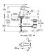 Комплект смесителей для ванны  GROHE BauEdge 129153 хром