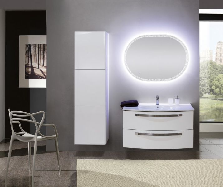 Тумба под раковину Cezares 100x55 Bianco Lucido Comfort 54281