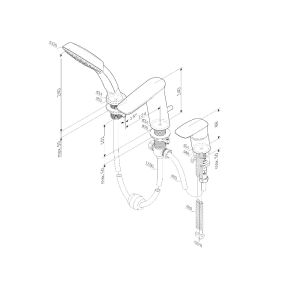 Смеситель Am.pm Inspire V2.0 F50A01300 на борт ванны