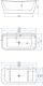 Акриловая ванна Allen Brau Infinity 2.21002.20/CGM 170x78 см
