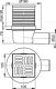 Сливной трап AlcaPlast 102мм мокрый затвор APV1