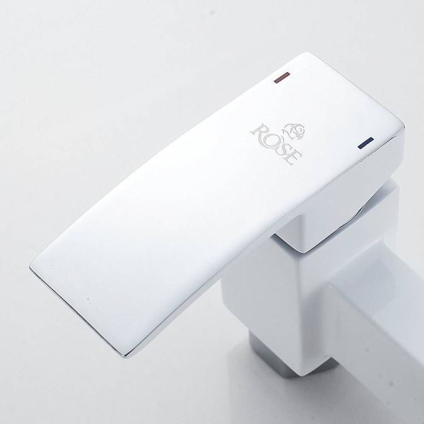 Гигиенический душ со смесителем Rose R1505F-1 белый/хром