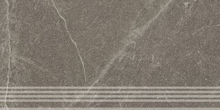 Керамогранит Kerama Marazzi KM6060G0531RGRF Ступень фронтальная Эстерель серый тёмный матовый обрезной 30x60x0,9