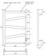 Полотенцесушитель электрический Point Феникс PN15856 П5 50x60см хром