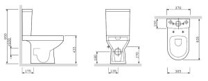 Унитаз напольный Am.Pm SPIRIT 2.0 FlashClean C708600SC с микролифтом
