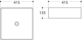 Раковина Art&Max 41см белый AM-7050-D Раковина Art&Max 41см белый AM-7050-D