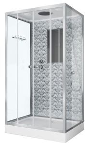 Душевая кабина Niagara NG-7772QW 120x90см серебро/прозрачное