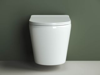 Подвесной унитаз Ceramica Nova Highlight CN1804 безободковый белый Подвесной унитаз Ceramica Nova Highlight CN1804 безободковый белый