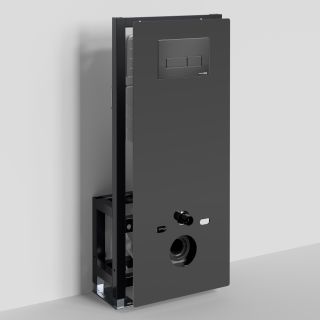Система инсталляции для унитазов WasserKRAFT Glan 66TLT.010.ME.BL.MB03 с кнопкой смыва