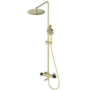 Душевая стойка Wonzon & Woghand WW-88739902-BG с термостатом брашированное золото