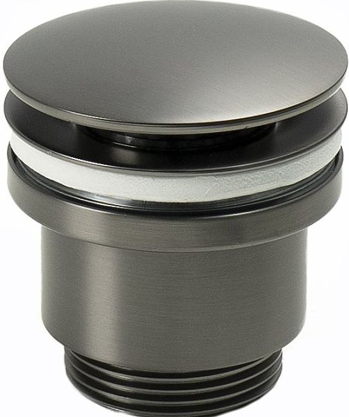 Смеситель для биде Lemark Bronx LM3708GM с донным клапаном графит