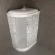 Душевая кабина Triton Коралл Щ0000043488 правая 120x80 см профиль белый стекло мозаика