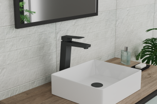 Смеситель для умывальника высокий RUSH Thira (TR3635-13Black) Смеситель для умывальника высокий RUSH Thira (TR3635-13Black)
