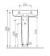 Пьедестал Am.pm Joy C854910WH для раковины