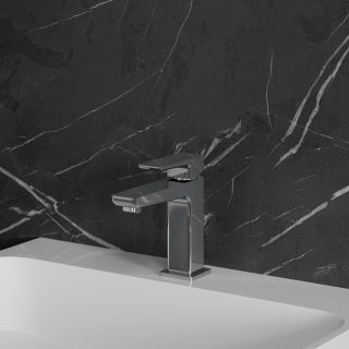 Смеситель для раковины Omnires Parma графит PM7410GR Смеситель для раковины Omnires Parma графит PM7410GR