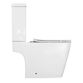 Унитаз-компакт Azario Ferra AZ-1015 безободковый белый