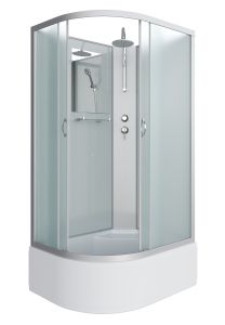 Душевая кабина Niagara NG-2310-14RBKT 120x80см серебро/матовое