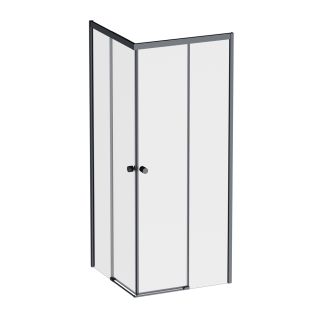 Душевой уголок Am.Pm X-joy W94G-403-8080-BТ1К 80x80 см без поддона чёрный матовый Душевой уголок Am.Pm X-joy W94G-403-8080-BТ1К 80x80 см без поддона чёрный матовый