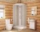 Душевая кабина Niagara Promo P90/13/MT 90x90 см профиль белый стекло матовое